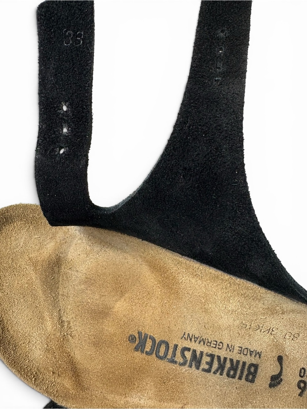 Birkenstock Zurich Black Suede Sandals Slides Size 36 US Women 5 - Picture 8 of 11